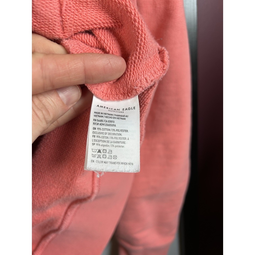 American Eagle Hoodie Sweatshirt Unisex Small Pullover Thick Cotton Blend - Picture 4 of 8